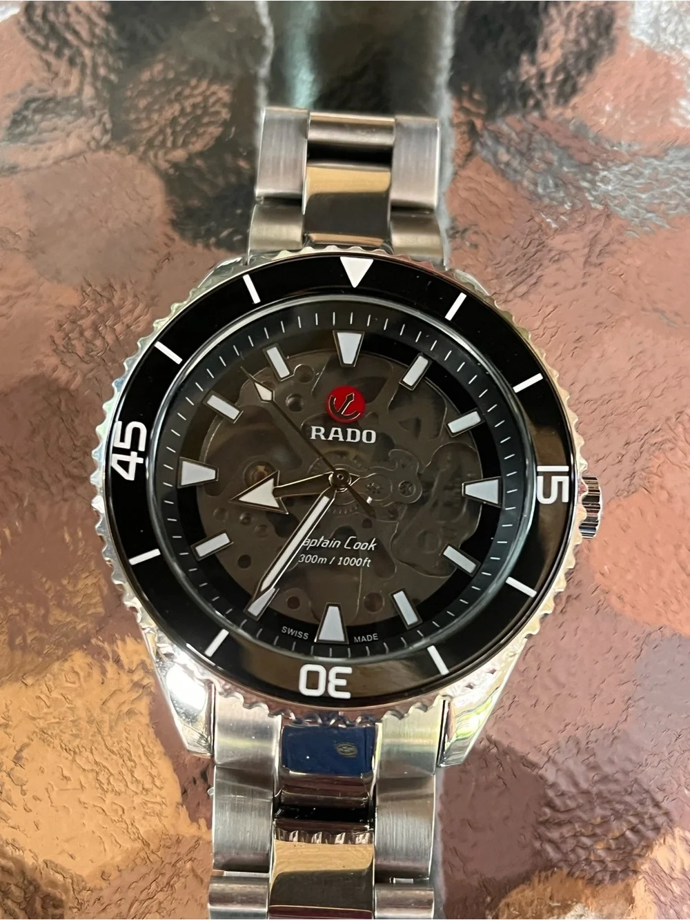 Rado Captain Cook Skeleton Automatic Gents Weistwatch